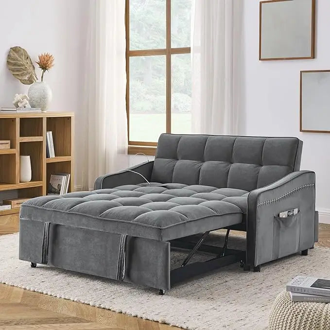 Modern Convertible Sleeper Sofa Bed,