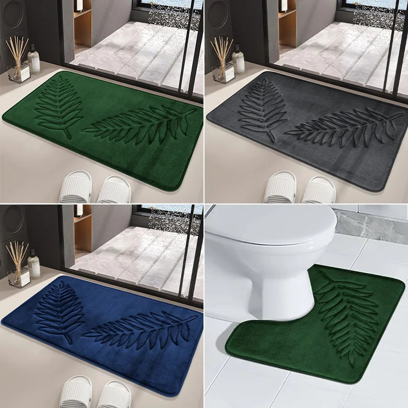 3PCS Set Bath Mats Nonslip,