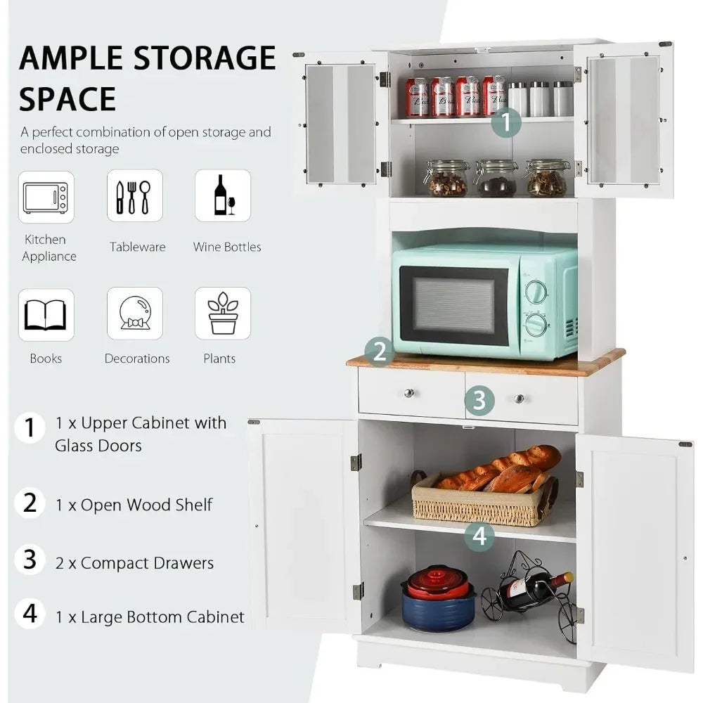 Kitchen Pantry Cabinet,